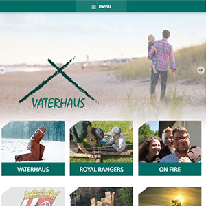 Vaterhaus - Webdesign: Responsive Webseite für die Stiftung & Verein Vaterhaus, Guntersblum [Beratung, Konzept, HTML5, CSS3, Joomla3]
